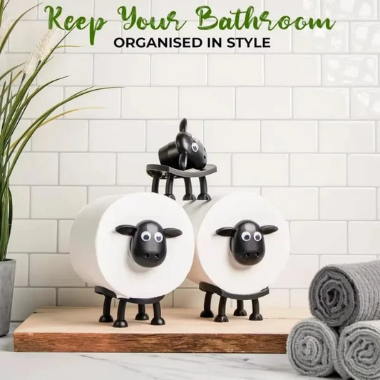 Bathroom Accessories
Cute Sheep Toilet Paper Holder – Decorative Freestanding Bathroom Stand