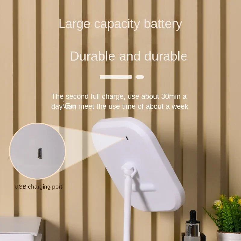 Nova Glow: LED Vanity Makeup Mirror with Touch Control & Adjustable Light Modes