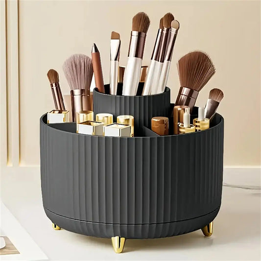 Nova Cart: 360° Rotating Vanity & Cosmetic Organizer